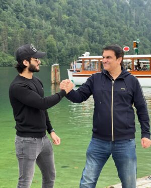 Haroon Kadwani Instagram - Happy Birthday to my pillar of strength. You inspire me to become stronger everyday. Your hard work and dedication is beyond belief and your strive to perfection is unmatched. He calls himself a man of relationships - and to this day credits his mother for everything that he has achieved.
I hope I can live up to your unnumbered expectations Dad! 😆❤️🥇

Love you,
your super proud beta 🤍