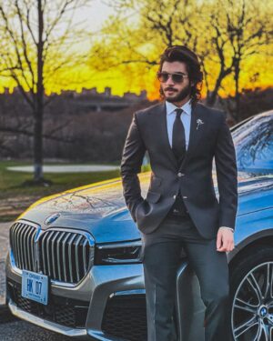 Haroon Kadwani Instagram - The plate says it all.

#HK07 #THE7 #BMW #750i