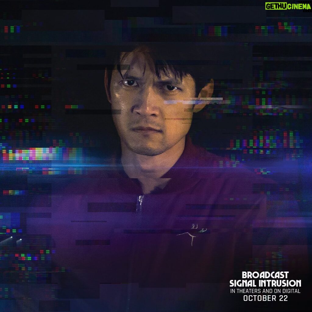 Harry Shum Jr. Instagram - Just follow the tapes they said… 📼 BROADCAST SIGNAL INTRUSION in theaters and on digital — October 22nd.