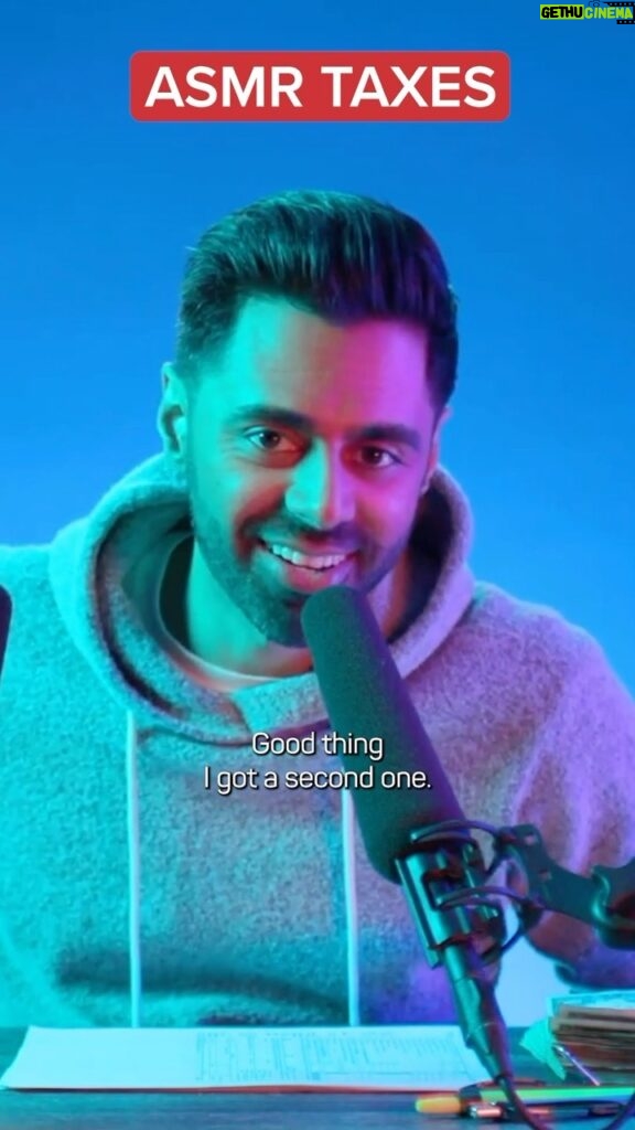 Hasan Minhaj Instagram - Uh oh, less than 24 hrs to come correct with those taxes. Enjoy this soothing ASMR to get you through the panic and existential dread. (Also, visit TurboTaxSucksAss.Org)