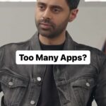 Hasan Minhaj Instagram - @hasanminhaj asks Marques Brownlee (@mkbhd) if we really need 100 apps to communicate with the same eight people