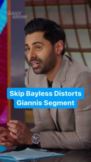 Hasan Minhaj Instagram - Skip Bayless’s misrepresentation of Giannis’s “roast” of Kevin Durant reminds Hasan of everything he hates about the media. #AfterTheCut