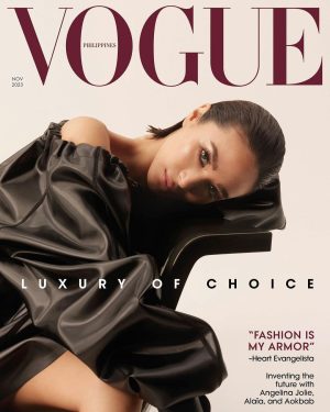 Heart Evangelista Instagram - Having been at the front row of fashion weeks for close to a decade, #HeartEvangelista has established herself as a Philippine ambassador of style.

As she capped off another month filled with appearances in Europe, Heart’s first shoot with Vogue Philippines in Paris served as a moment to exhale. “They built this story around this love affair I have with Fashion Week, what I do for fashion,” she says. “It was so nice to work with all these people who flew in [to Paris]. There’s this magic about first times.”

Click the link in bio to read the November 2023 issue, out now on newsstands and shop.vogue.ph.

Featuring @iamhearte wearing @louisvuitton

Photographed by @fabienmontique, Styled by @levymelissa, Makeup by @stoj_makeupartist, Hair by @olivierdevriendt, Produced by @anzhizon @jonas_prod, Photographer’s assistants @bleuletigre, @joannahuttnerlemoine, @skoczkowski, Stylist’s assistants @alejandra_garran, @gabifinm, Retouching @sam.retouch, Vogue Philippines, November 2023. 

Shot on location @studiozeroparis