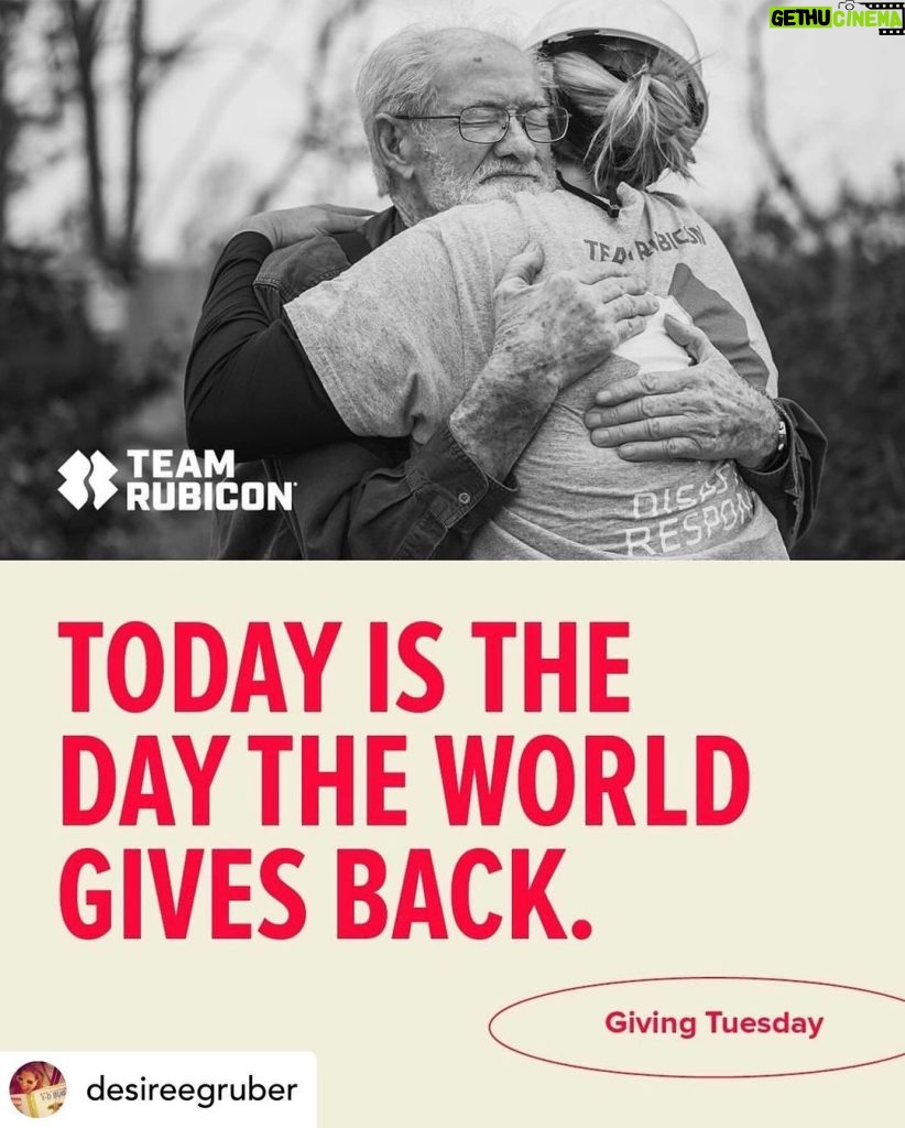 Heidi Klum Instagram - ❤️❤️❤️ @teamrubicon #GivingTuesday Repost @desireegruber: My father was many things but he was most proud of the lessons he learned from his military service. He served as a Green Beret and Airborne, a shining example of how Veterans have a unique ability to incorporate all the skills they develop in service and put them to work in civilian life. On #GivingTuesday, and every day, I’m incredibly proud to honor my father’s legacy by supporting a cause that’s near and dear to my heart. @TeamRubicon is a veteran-led organization that represents the best of humanity in the wake of natural disasters by saving lives, rebuilding homes, rescuing family pets, and providing America’s bravest men and women with a sense of community and a way to use their skills and training to make a difference beyond the battlefield. Together, we can take action and make a difference. I hope you’ll join me in supporting Team Rubicon’s mission-critical work at the link in my bio.