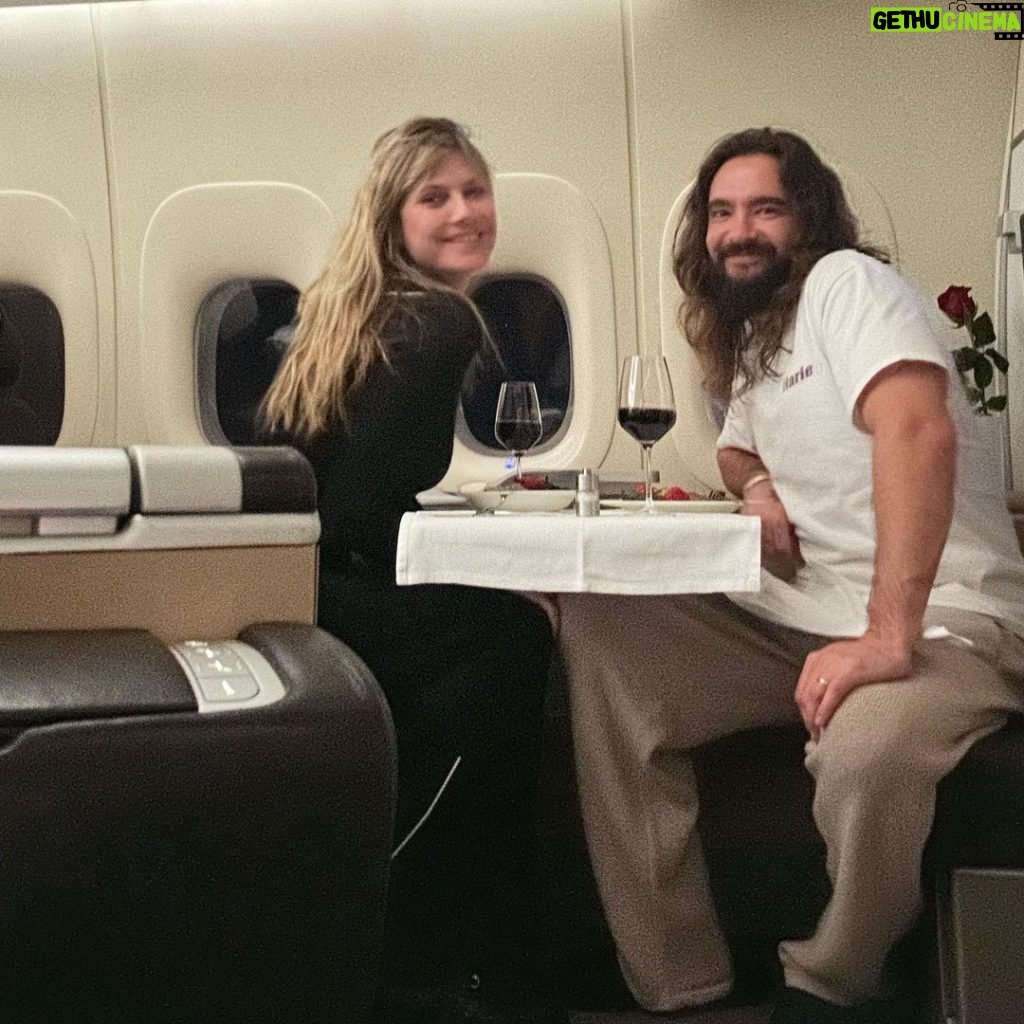 Heidi Klum Instagram - Dinner date in the Sky ❤️🥰