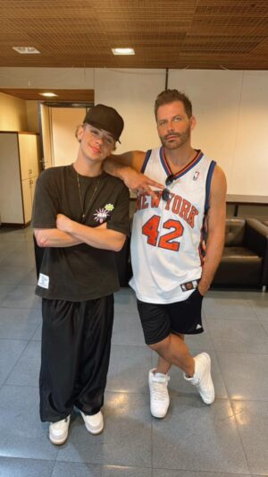 Henri Castelli Instagram - Primeira decisão na dança 2014 @domingao com meu brother monstro e meu professor @julianofloss #dancadosfamosos @gshow @lucianohuck @tvglobo