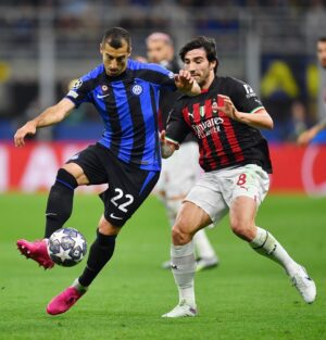 Henrikh Mkhitaryan Instagram - The #Champions journey continues! See you in the Final, Nerazzurri! 🐍⚽️🦾🌟🏟️✈️🖤💙 #ForzaInter #InterMilan #ucl #championsleague #final