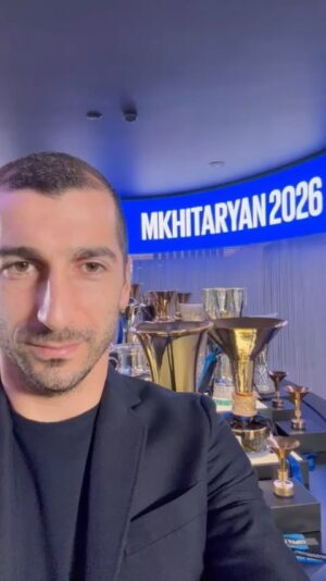Henrikh Mkhitaryan Instagram - I’m super excited to continue to build and win with this team! Grazie a tutti! ⚫️🔵 @inter #forzainter #mkhitaryan2026