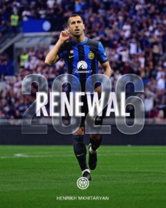 Henrikh Mkhitaryan Instagram - 🚨ATTENTION 🚨 Renewal announcement 📢 #ForzaInter #Mkhitaryan2026