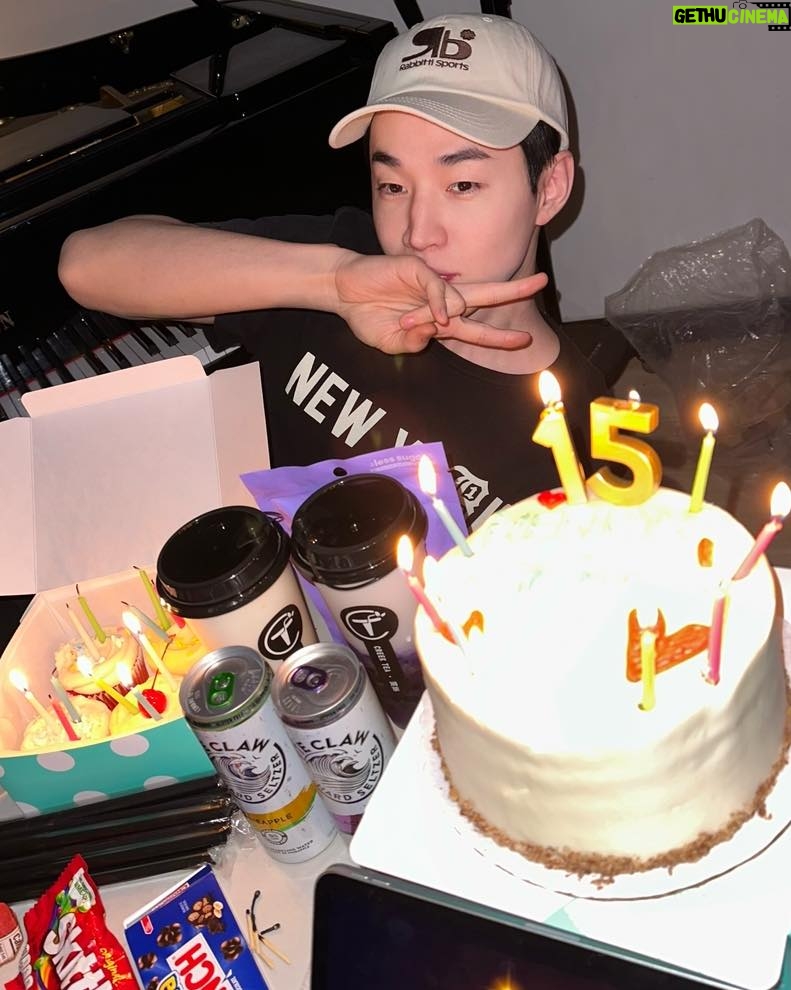 Henry Lau Instagram - It's crazy how fast and slow time passes . I still remember my first anniversary. at that moment, I thought to myself, this is just the beginning, you have to keep going. At five years, I thought to myself. Wow I really made it to five. But as the years passed, I started to think to myself how many more anniversaries will I have? Will this be the last? How many more can I still have. And it just makes me emotional because every year that passes I know it's 1000% because of my fans, that I am able to have yet another anniversary. I know my fans have prepared a lot of amazing gifts for me of all sorts congratulating me, but really… This is the moment that all of YOU have made for me. Thank you from the bottom of my heart. happy 15th anniversary to us.❤️