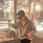 Henry Lau Instagram - 삼겹살 바베큐 anyone ?! 근데 선글 은 절대 멋있을려구 하는거 아니구 ㅋㅋㅋ 눈이 아파서 입니다 ㅎㅎ 강추