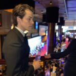 Herman Tømmeraas Instagram - “You can’t make a Tomelette without breaking some Gregs” – Gil FROM the “Succession” premiere in Stockholm. Lovely night with good people🍸 (and yes, I had the most stunning date with me…)