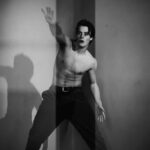 Herman Tømmeraas Instagram - During the last part of this shoot, we decided to just turn on a soundtrack from a movie, and have me move to it. Non of us had any idea what we wanted to express with this particularly, but the result came out pretty cool. Both of them are taken in motion. (Song we used *Bathroom Dance* by Hildur Guonadottir) have a good Monday🔥 @stianfoss