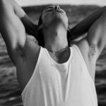 Herman Tømmeraas Instagram - Our plan was to shoot the sunset (we did that too) but when we started shooting, that focus kinda faded away. We began to play around on the beach, improvising and having fun. These are three out of the 5000 we shot that evening❤️ by @hakonjorgensen with @oskarbrandbyge on assist!