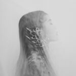 Hina Yoshihara Instagram - in my element🪽 Photographer @harutaaaaaaa Hair Make-Up @tomoca13 Styling @takafumi_80 Headpiece & armor by @hiiii_1025 • Set-up @sui_tokyo tops @dense_tokyo choker @ryokawachi_jp Tokyo, Japan