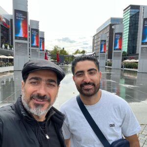 Homayoun Shajarian Instagram - .
برلین با رایان جان عزیزم❤️