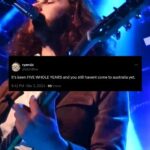 Hozier Instagram - It’s been a long time 🇳🇿 🇦🇺
