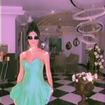 Huda ElMufti Instagram - One year wiser ! 💚🌱🎂🤍🫶🏽 December 6th :) @sharifftanyous my green dress from @mrskeepaofficial