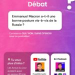 Hugo Travers Instagram - 🚨 En 1 minute, votre résumé de l’actualité du jour 🚨 . 📧 Pour suivre la newsletter : https://hugodecry.pt/newsletter . 🍿 Pour suivre l’actu culture : @hugodecrypte.pop . 🏋️ Pour suivre l’actu sport : @hugodecrypte.sport . SHOUTOUT à @jo0oo et @octaviemelusine pour leur participation au débat ! . Tous les jours, on met en avant deux participants du débat. Pour participer : like + débat En commentaire. . Emmanuel Macron a-t-il une bonne posture vis-à-vis de la Russie ? 🧐 . Commentez oui/non/sans opinion suivie de vos éventuels arguments, résultats dans l’édition de demain ! . Actu 1 : ©Emmanuel Macron (Instagram) I Le Monde, Franceinfo, Le Parisien Actu 2 : ©Abaca I Le Monde, Courrier International, RFI Actu 3 : ©Abaca I France 24, Le Monde, France Actu 4 : France Bleu, Le Point, Le Monde Actu 5 : ©Assemblée nationale (Instagram) I Le Monde, Libération, Ouest-France