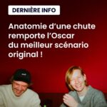 Hugo Travers Instagram - Le film français Anatomie d’une Chute de Justine Triet remporte l’Oscar du meilleur scénario original ! 🇫🇷