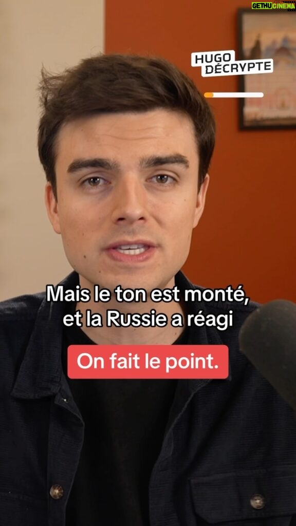 Hugo Travers Instagram - Selon la Russie, Emmanuel Macron augmente l’implication de la France dans la guerre en Ukraine 🔴