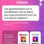 Hugo Travers Instagram - 🚨 En 1 minute, votre résumé de l’actualité du jour 🚨 . 📧 Pour suivre la newsletter : https://hugodecry.pt/newsletter . 🍿 Pour suivre l’actu culture : @hugodecrypte.pop . 🏋️ Pour suivre l’actu sport : @hugodecrypte.sport . SHOUTOUT à @magc.merel et @guiguiprrr pour leur participation au débat ! . Tous les jours, on met en avant deux participants du débat. Pour participer : like + débat En commentaire. . Les questionnaires sur le harcèlement mis en place par le gouvernement sont-ils une bonne initiative ? 🧐 . Commentez oui/non/sans opinion suivie de vos éventuels arguments, résultats dans l’édition de demain ! . Couverture : ©Abaca I Actu 1 : ©Abaca I Le Monde, Actu 2 : ©Abaca I Franceinfo, Le Parisien Actu 3 : Franceinfo Actu 4 : Libération, Les Échos Actu 5 : L’Obs Flashback : ©Abaca
