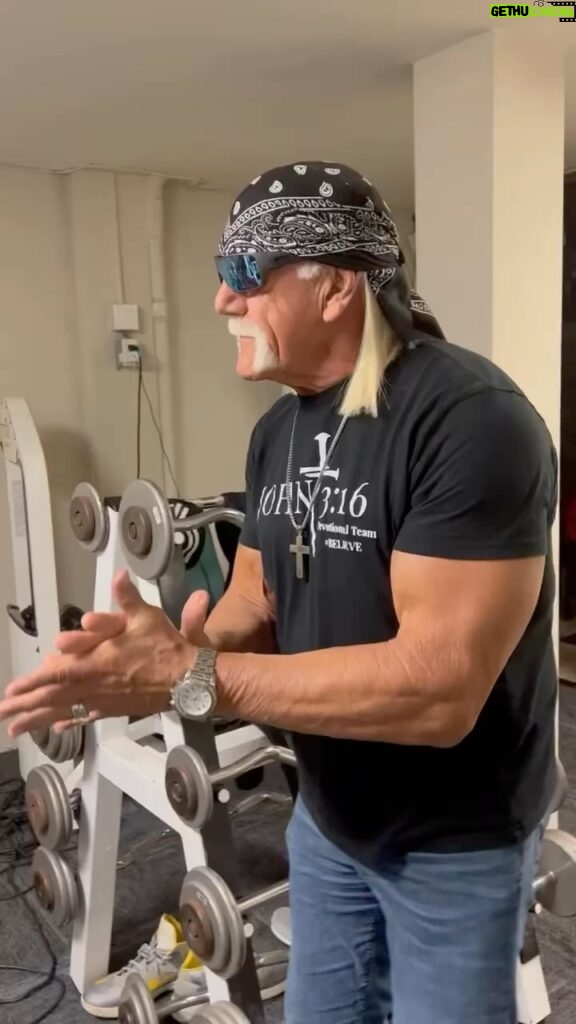 Hulk Hogan Instagram - Who’s coming tomorrow night to win a belt? Hogan's Hangout