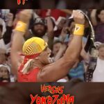 Hulk Hogan Instagram - It’s all about the power of Hulkamania, brother!! Defeating Yokozuna at WrestleMania IX! 💪 Rest Easy Brother.