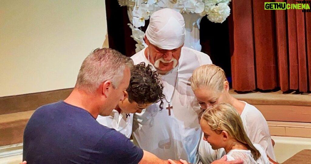 Hulk Hogan Instagram - Total surrender and dedication to Jesus is the greatest day of my life. No worries, no hate, no judgment… only love! Indian Rocks Baptist Church