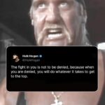 Hulk Hogan Instagram - Brother, when the going gets tough, slam through every obstacle on your way to the top, because that’s what it takes to be a champion.