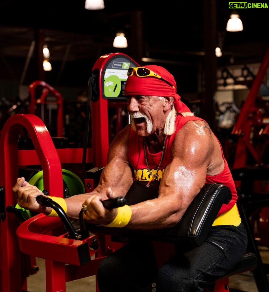 Hulk Hogan Instagram - There's no room for negativity, brother, only space to flex your positivity muscles! 💪 Go get it today Maniacs!