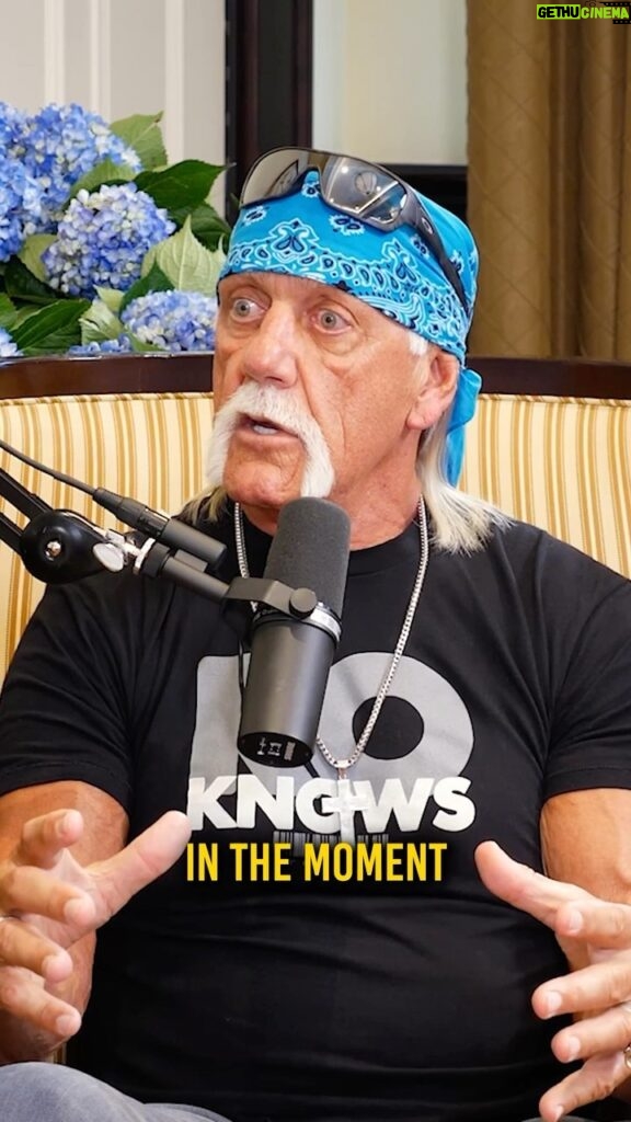 Hulk Hogan Instagram - Why I always loved being in the ring. When I was in that ring I felt present and at peace ✌️ Thanks for having me, brother @theovon