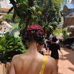 Hyoyeon Instagram - Today🤟🏻🤸🏼🤍 . #워터파크 다🐬 너무 신났어🎢 #오운완 Sunway Lagoon, Malaysia