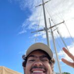 Iñaki Godoy Instagram - Day 52: I can’t believe we are more than halfway through this adventure, the days seem to go by so fast. After a lot of hard work, I’m finally beginning to understand how to live and sail in this ship. Just a few days ago, I led the group that raised the main, which was very exciting. Ive also navigated my way trough the ocean at the middle of the night using only a star and a compass, which felt awesome. Currently, I’m learning how to use maps and coordinates, which is very confusing. But I’m sure that with time, I will get better at it. I feel very grateful that I get to travel to a lot of different places, which makes me think: If you could travel anywhere, where would you go and why ? Me personally, I would love to visit Japan soon, it has become a very important part of my life and I would like to know it better. Sending you all a huge hug !!!!!!