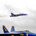 Ian Bohen Instagram - Since I was 10 this has been a dream of mine. The @usnavyblueangels @wingsoverhoustonairshow and especially @stephstricklen made this come true. I cannot begin to thank you enough. @navyblueangel7 “Push-Pop” and I turned and burned 7.6 G’s and got close to cracking the sound barrier. If you’re interested in the United States Military or aviation in general, check out what this group and other branches’ demo teams can show you. Videos to follow.