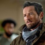 Ian Bohen Instagram - Completely zoned out, early watching tonight’s Ep of @yellowstone. * @denimrichards watched the entire marathon so he got blurry. * @yellowstone @paramountnetwork