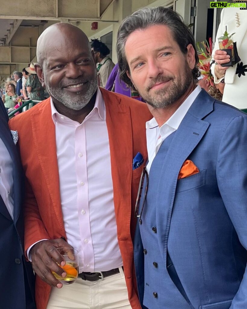 Ian Bohen Instagram - Stunning weekend at @churchilldowns for the 149th #Derby. Saw old friends, made new ones and watched incredible racing. Definitely put it on your bucket list. Thank you @yellowstone and @paramountnetwork for everything and also to @wagoneer for getting me around all weekend.