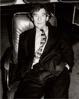 Ian McKellen Instagram - I fell in with Andy Warhol when I was on Broadway in “Amadeus”. He liked to snap people when he first met them, so this was probably taken when I visited his Factory in Union Square: 1981