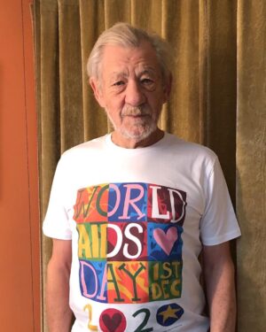 Ian McKellen Instagram - Brilliant project by east London HIV charity @positiveeast , featuring limited edition original artworks by 14 artists helping to raise awareness and funds for their work whilst celebrating the visual arts ongoing contribution to HIV activism. 
 
https://positiveeastpopup.org.uk/