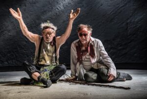 Ian McKellen Instagram - Ian McKellen as King Lear and Danny Webb as Gloucester in KING LEAR at the Duke of Yorks Theatre. Photo by Johan Persson perssonphotography.com