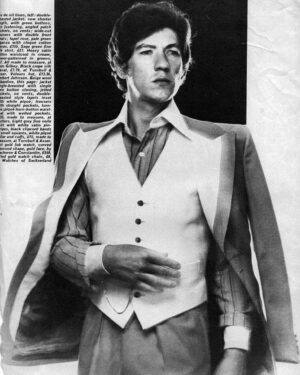 Ian McKellen Instagram - #TBT I seem to be wearing two shirts, a waistcoat and a jacket in this #ott  fashion shot from the mid 1960s. Hidden away is a marvelous gold Vacheron Constantin watch.