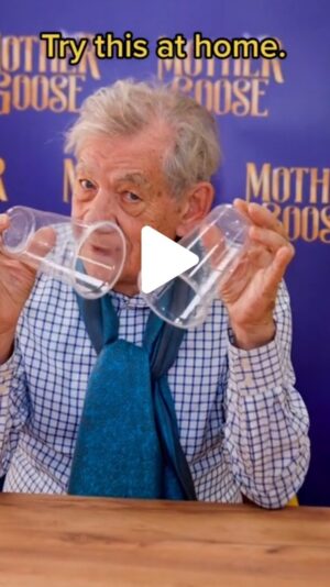 Ian McKellen Instagram - Wizard ... or? @mothergooseshow
