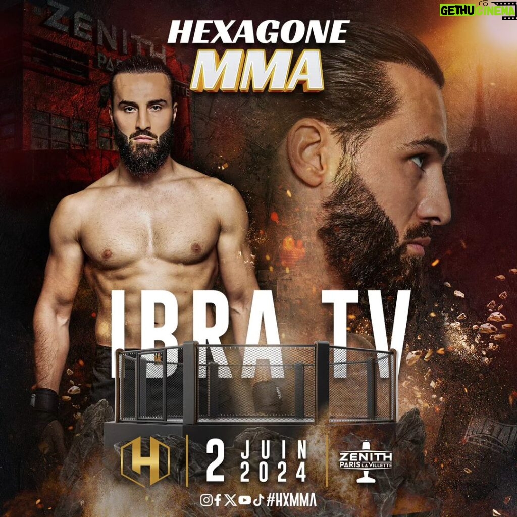 Ibrahim Tsetchoev Instagram - @hexagonemmafr annonce officiellement le nouveau show qui va secouer le Zénith de Paris le 2 Juin 2024. 🌟 👊🏽 Ibra TV (@ts_ibra) fera ses débuts chez les pros en France lors de cet événement exceptionnel. Un moment historique à ne pas manquer. 🎟 Ne ratez pas l'ouverture de la billetterie : jeudi 14 décembre à 10h. (lien en bio et en commentaire) 🥊 L'excitation est à son comble ! ✅ HEXAGONE MMA 🇫🇷 Paris, France 📍 @zenith_paris 📆 Le 02 Juin 2024 📺 Show retransmis dans le monde entier ! Les prochains shows HEXAGONE MMA : 📆 Paris, avec GregMMA, 26 Janvier 2024 📅 Dijon, France, 10 Février 2024 📅 Arena Futuroscope, Poitiers, 15 Mars 2024 📆 Reims Arena, 24 Mai 2024 📅 Paris, avec IbraTV, 02 Juin 2024 📆 Théatre Antique d'Orange, 25 Juillet 2024 #HEXAGONEMMA #MMA #HXMMA #FrenchMMAleague #LIVEsport #Fighting #Fight #CombatSports #Live #UFC #Sport #LivesportsStreaming #PARIS #MMAFrance #zénithparis #MMAevent #IbraTV Zenith Paris - La Villette