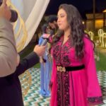 Ibtissam Laaroussi Instagram - عرسهم طلع غزال فحالهم شكرا @bilal_fashion__designer @hasnaafriki @kimahairstayle @lhermineetlevairmaroc @ritalagzouli @zouhairzair 💕💕🌹 @jad_mjahed