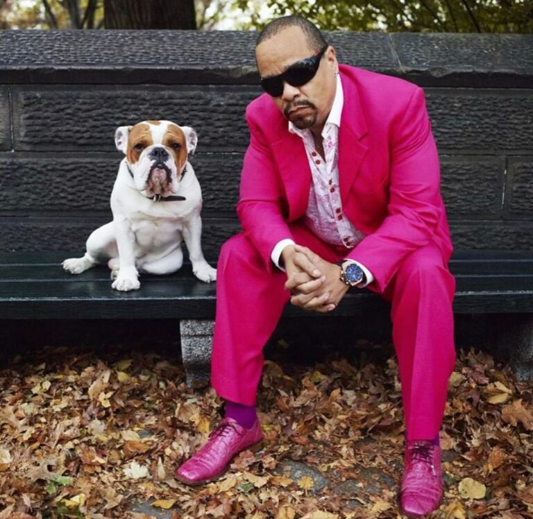 Ice-T Instagram - One of my Favorite pics… A man and his Dog… RIP Spartacus