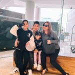 Iko Uwais Instagram - when we have each other..we have everything ❤️ #theuwais👨‍👩‍👧‍👧 #weekendvibes ps: yg kecil lg ngambek,ngantuk🤪