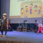 Iko Uwais Instagram - My Little drummer👍🏻😎 Aneska..so proud🥹-learning celebration EY2 👍🏻😎🫶🏻💜