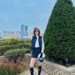 Im Soo-hyang Instagram - 연극한다고 가을시즌은 못갔지만 겨울 골프 준비 완료 🏌️‍♀️ 실력은 안완료 그래 뭐 장비빨이지 😊 더 추워지기 전에!! #AD #likkgolf #릭크골프 #골프웨어 #필드룩 @likkgolf