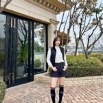 Im Soo-hyang Instagram - 연극한다고 가을시즌은 못갔지만 겨울 골프 준비 완료 🏌️‍♀️ 실력은 안완료 그래 뭐 장비빨이지 😊 더 추워지기 전에!! #AD #likkgolf #릭크골프 #골프웨어 #필드룩 @likkgolf