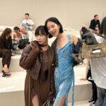 Irene Kim Instagram - @acnestudios moments…featuring all my gorgeous ladies✨ The collection was so goooooood❤️‍🔥 Paris, France